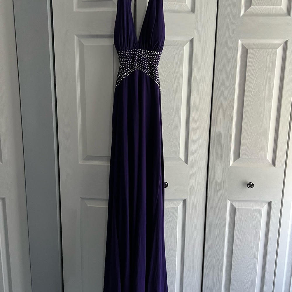 Deep Purple Betsy & Adam Prom Dress